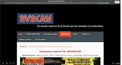 Desktop Screenshot of evecansafariaventura.com